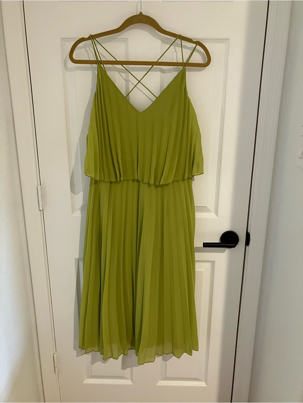 ASOS Pleated Cami Midi Dress